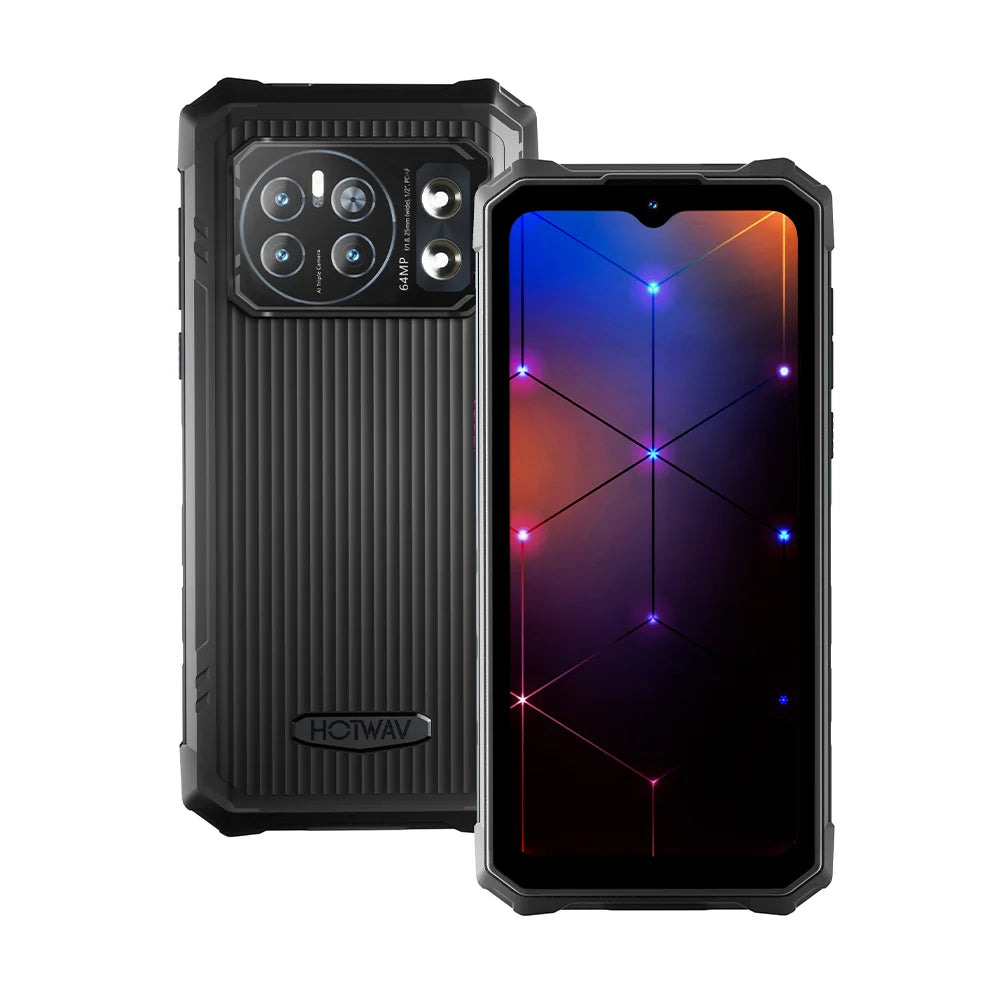 HOTWAV Cyber 13 Rugged Phone 6.6-Inch 8GB RAM+128GB ROM 10800mAh