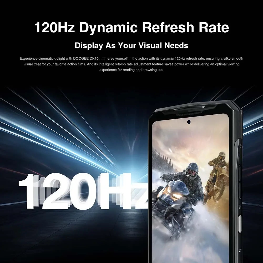 World Premiere DOOGEE DK 10 5G Rugged Phone Dimensity 8020 6.67" 2.5K AMOLED Display
