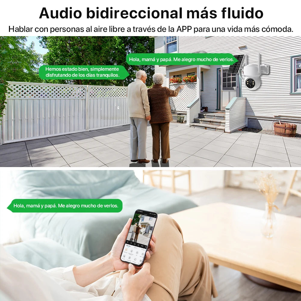 Xiaomi WiFi PTZ Camera Outdoor 10X Zoom Solar IP Camera 4MP Built-in Battery Video Surveillance Camera