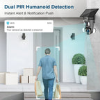 LS VISION 8MP 20X Optical Zoom Dual Screen 4G Sim Solar Camera 4K WiFi PTZ Dual PIR Detection Humanoid Camera