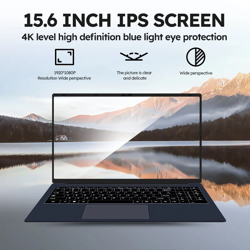 ORANGO Laptop Windows 11/10 AMD A4-7210U 16GB RAM 512GB SSD Backlit Keyboard Notebook