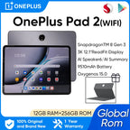 OnePlus Pad 2 12GB RAM 256GB Storage 12.1" Display Android Tablet Snapdragon 8 Gen 3 Processor