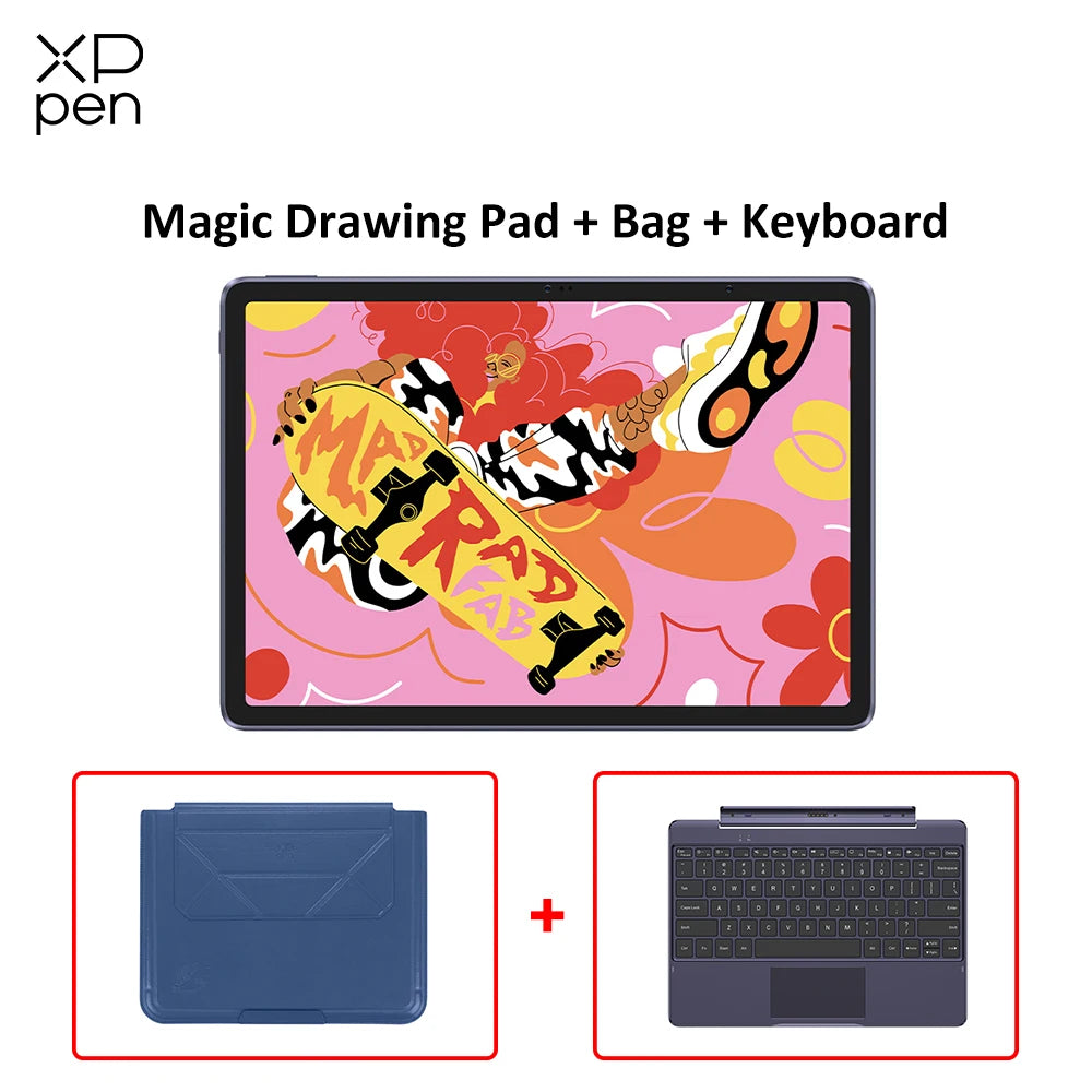 XPPen Magic Drawing Pad 12 inch Tablet Android Pad 2K Resolution 16K Levels 8GB 256GB