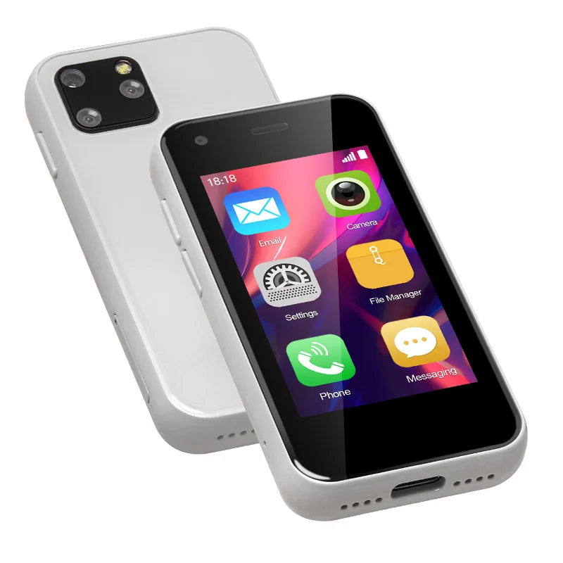 Soyes XS11 Mini Smartphone Android 8.1 2GB+16GB 3D Glass Body Quad Core Mobile Phones