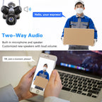 25MP 4K Wifi Panoramic Security Camera Outdoor 5 Lens 5 Screens Auto Tracking Wireless PTZ CCTV