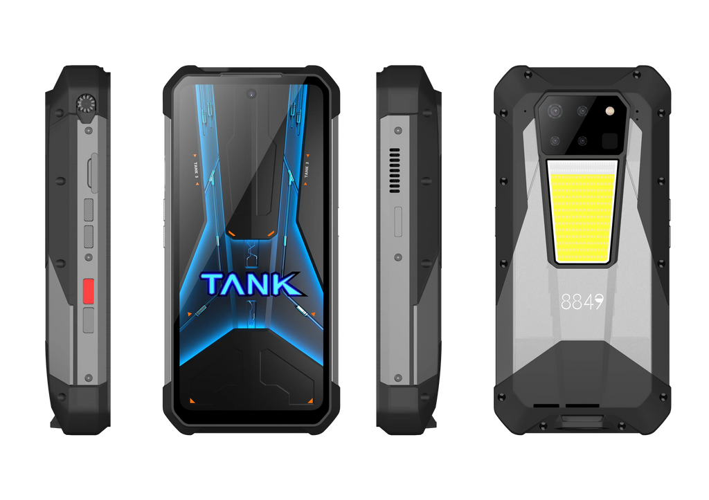 8849 Tank 3 Pro Unihertz Rugged Smartphone 5G with 100 Lumens Projector 32/36GB 512GB
