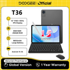 Global Version DOOGEE T36 Android 15 Tablet 8+256GB 12'' FHD+ 90Hz IPS Display Unisoc