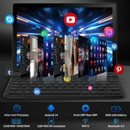 URAO A10L 10 Inch Tablet Android 14 12GB RAM 64GB ROM Octa-Core 5G WiFi with Keyboard Mouse Touch Pen