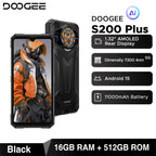 DOOGEE S200 Plus 5G AI Rugged Phone Android 15 Dimensity 7300 1.32" Rear Display