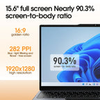 Laptop 15.6 Inch Intel N5095 Windows 10 Notebook Computer 16GB DDR4 512GB SSD 4000mAh