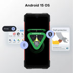 DOOGEE S200 Plus 5G AI Rugged Phone Android 15 Dimensity 7300 1.32" Rear Display