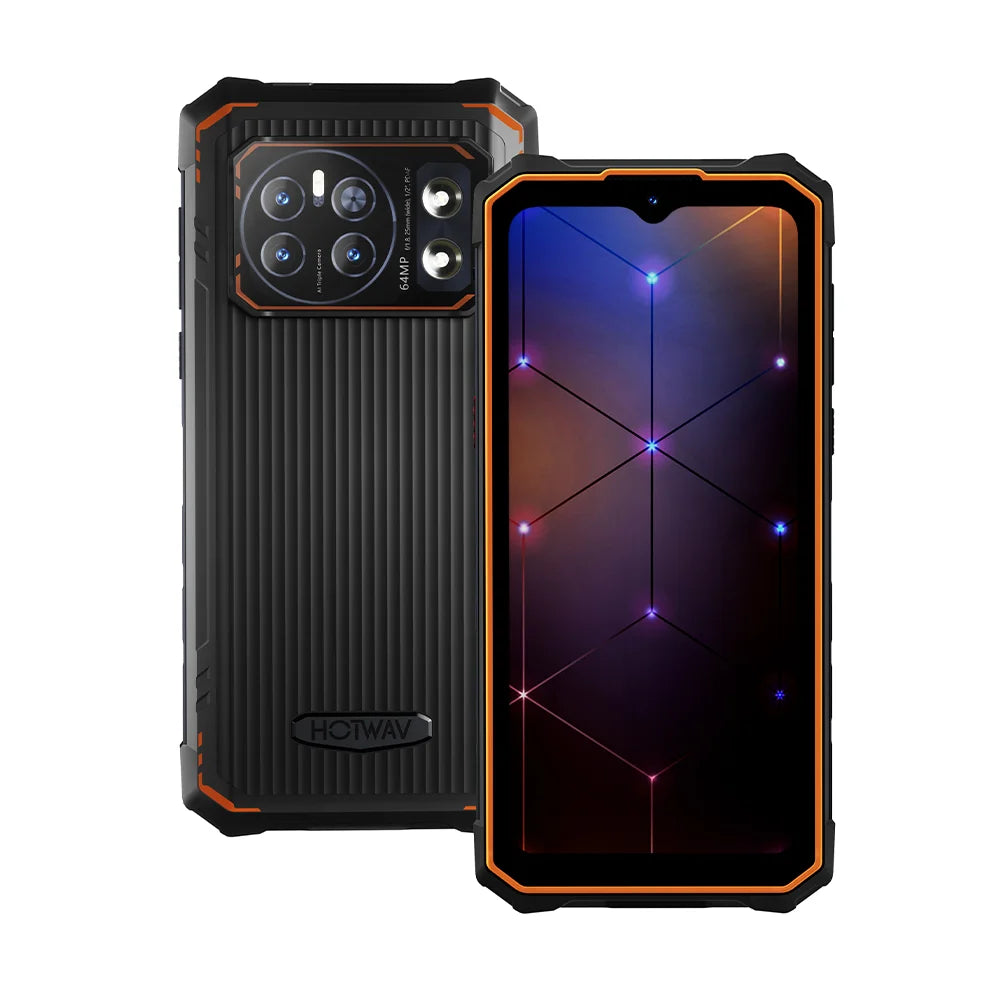 HOTWAV Cyber 13 Rugged Phone 6.6-Inch 8GB RAM+128GB ROM 10800mAh