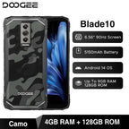DOOGEE Blade10 Rugged Phone 6.56 Inch 90Hz IPS Display 9GB(4+5) 128GB Octa Core
