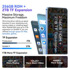 Blackview SHARK 9 5G Smartphone 6.67'' HD Display,T820 Octa core,8GB+256GB,50MP AI Camera
