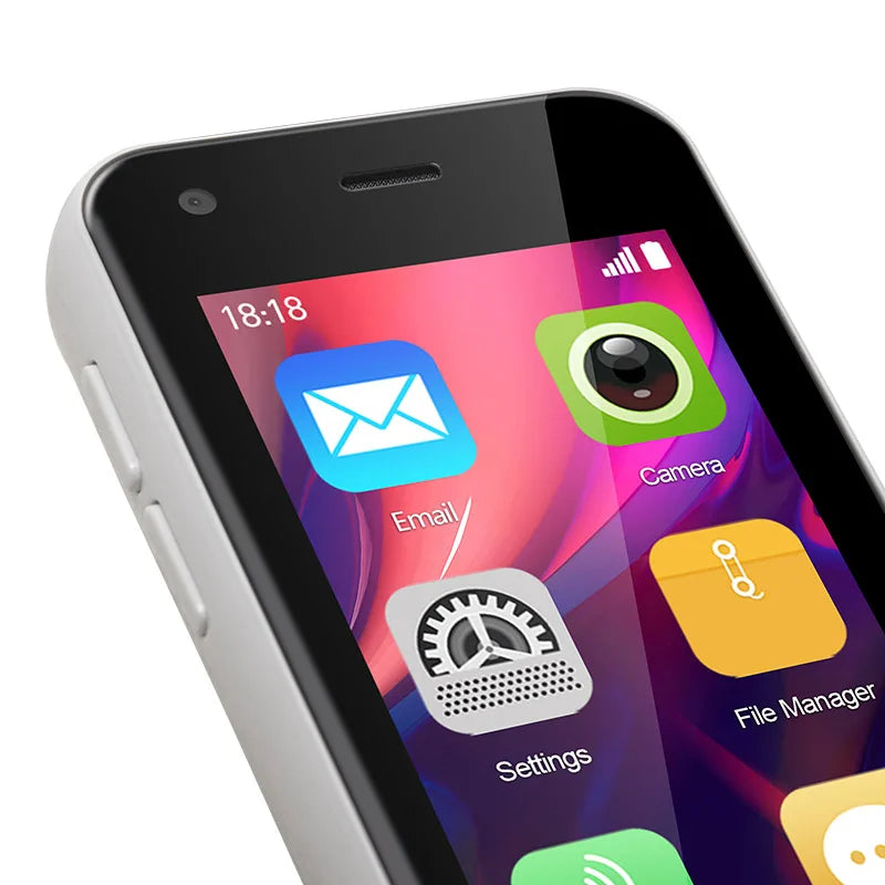Soyes XS11 Mini Smartphone Android 8.1 2GB+16GB 3D Glass Body Quad Core Mobile Phones