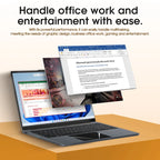 15.6" Ultra Slim Laptop 16GB RAM 512GB SSD Intel N5095 Notebook 1920*1080 FHD Screen Windows 10