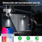 Xiaomi WiFi PTZ Camera Outdoor 10X Zoom Solar IP Camera 4MP Built-in Battery Video Surveillance Camera